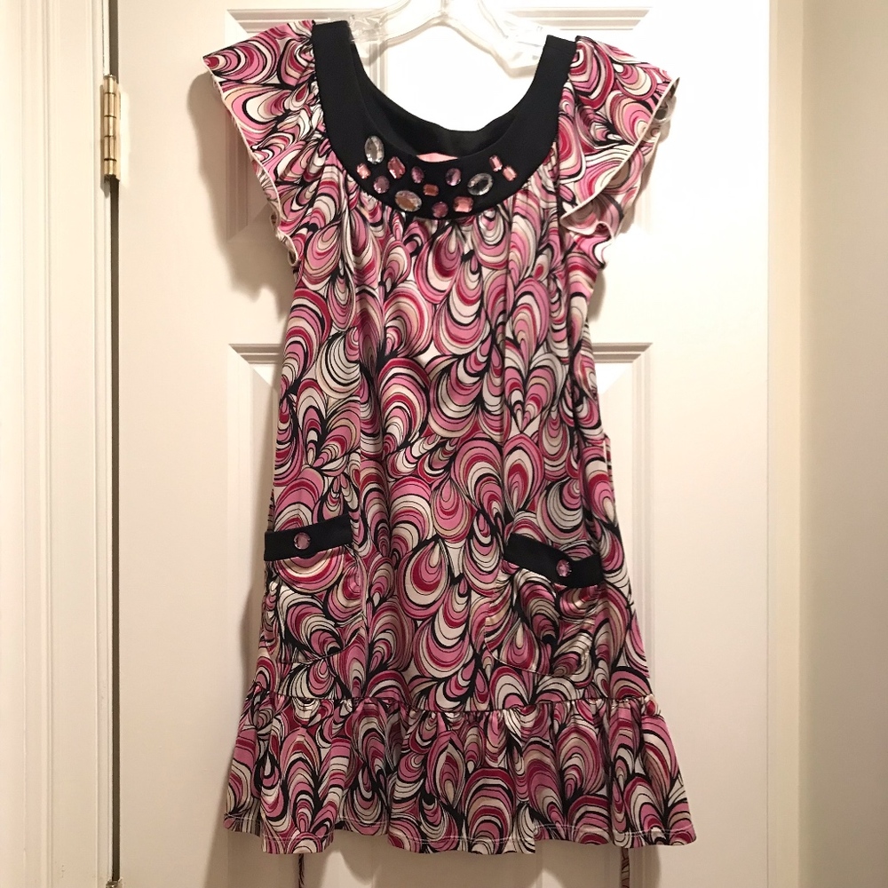 Girls Patterned Dress